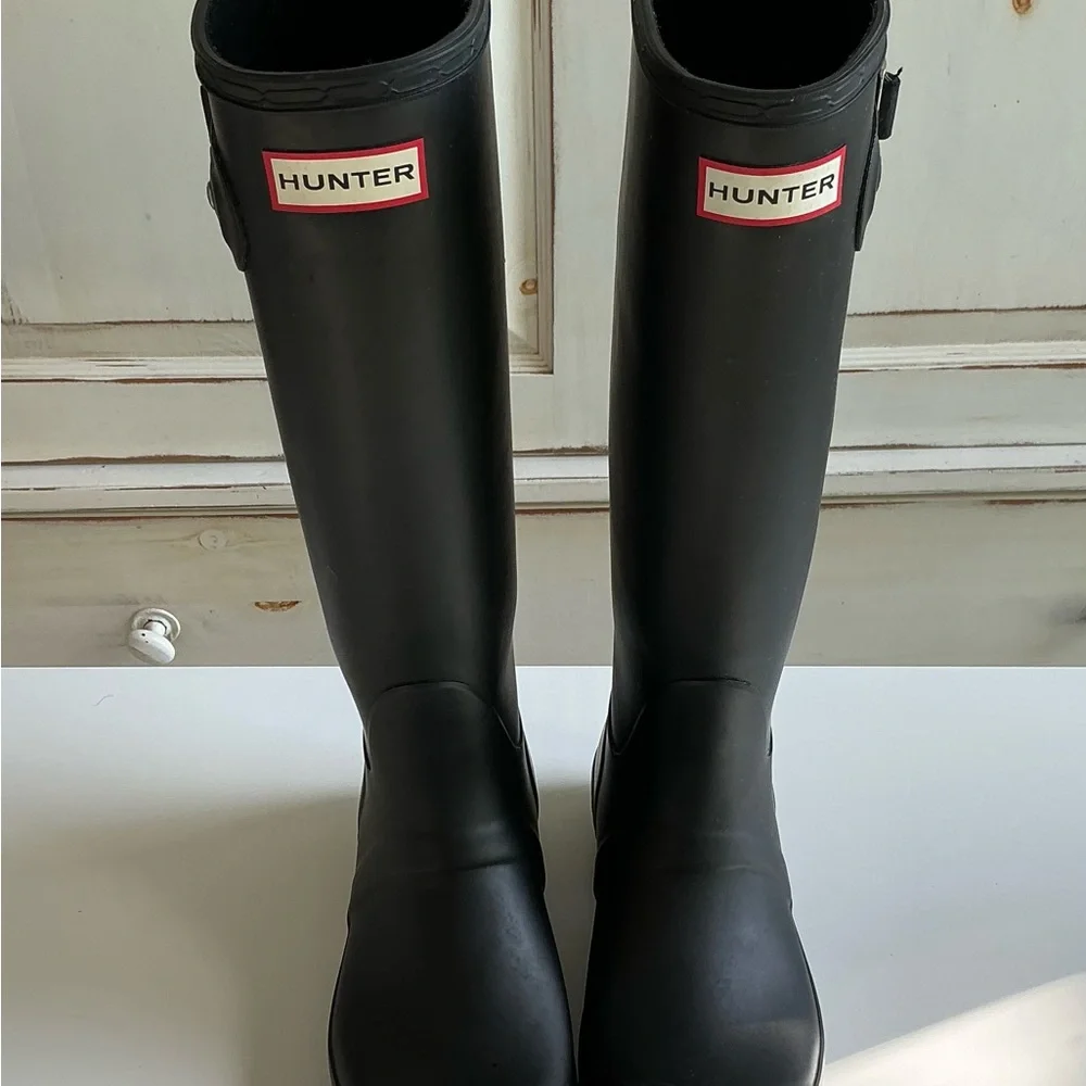 Hunter Original Side Adjustable Wellies Sz 37/6 - Picture 6 of 16